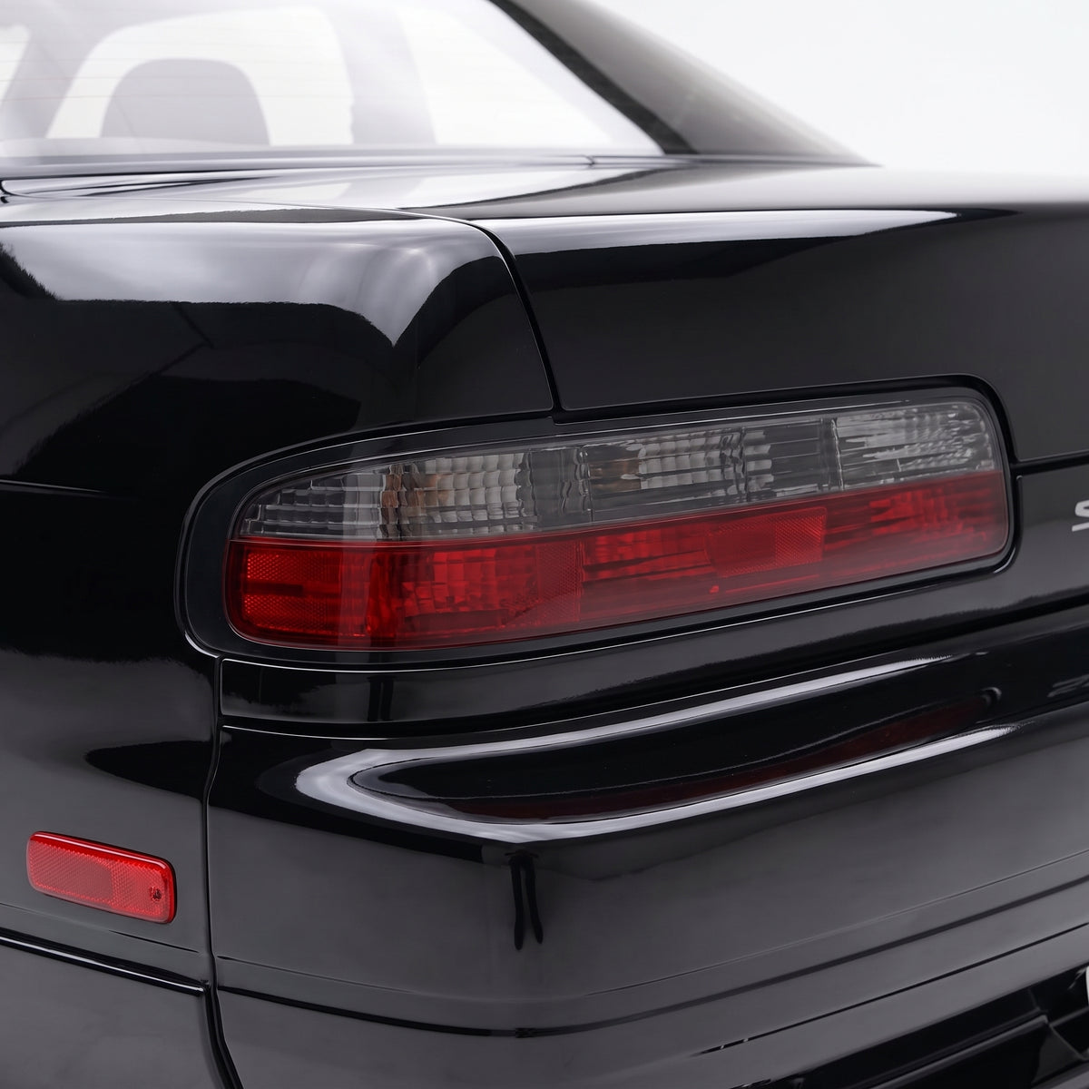 Nissan Silvia S13 (1988 - 1993) JDM Smoked Red Halogen Tail Lights LH + RH installed
