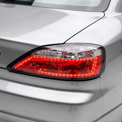 Nissan Silvia S15 (1999 - 2001) Crystal Eye Clear Red LED Tail Lights LH + RH