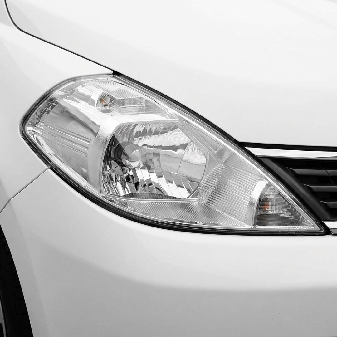 Nissan Tiida C11 (2006 - 2009) Chrome Headlights LH + RH