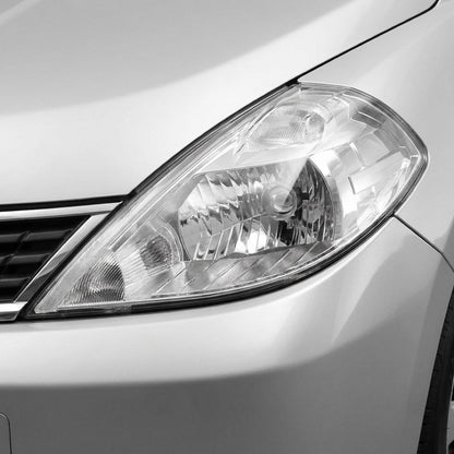 Nissan Tiida C11 (2009 - 2012) Chrome Halogen OEM Style Headlights LH + RH