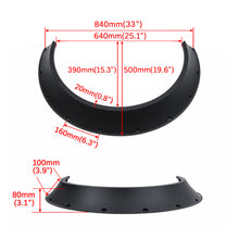 Nissan Navara D22 / D23 / D40 (1997 - 2025) 4.5" Black Guard Flares