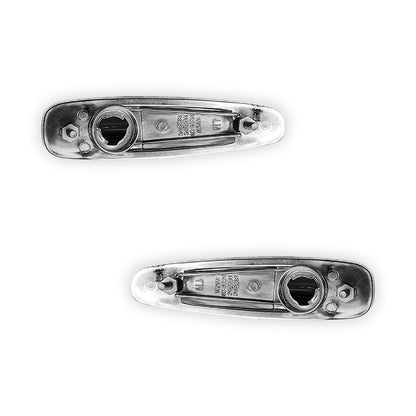Nissan Silvia S14 (1997 - 1998) Crystal Clear / Full Smoked Bumper Turn Signal Indicator Lights LH + RH