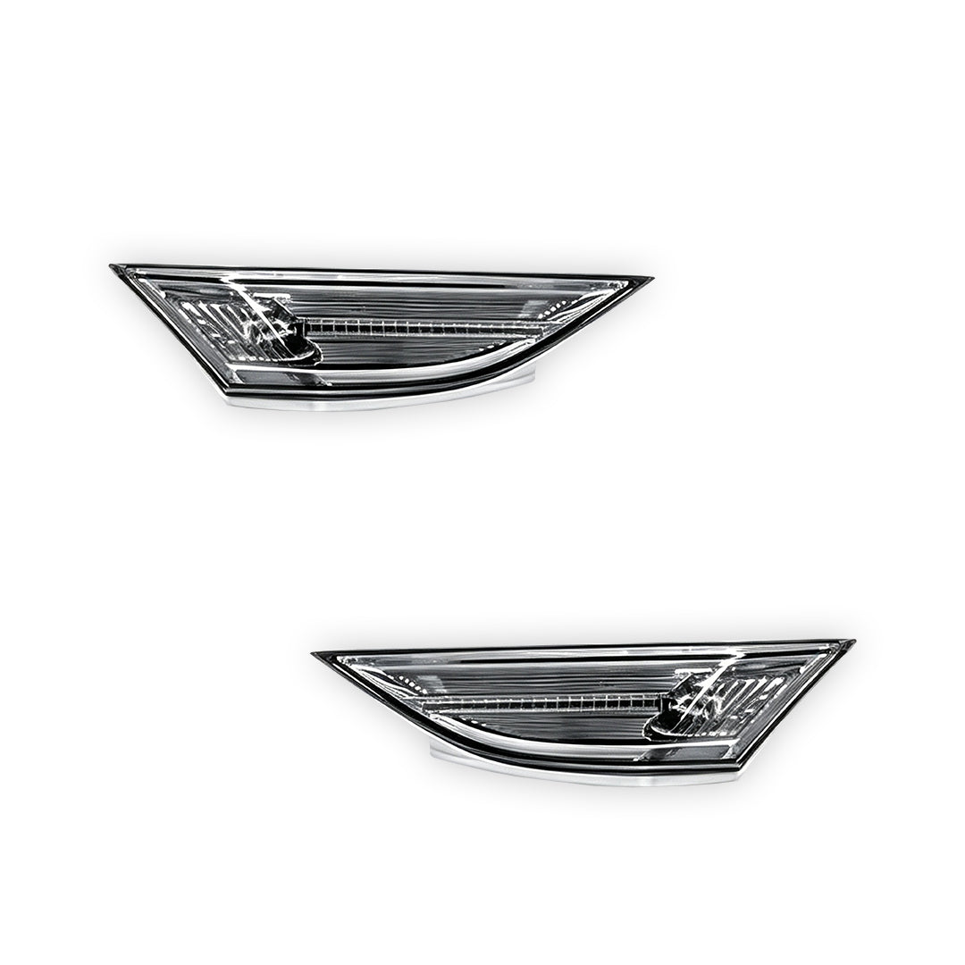 Porsche 911 991 Series Carrera (2011 - 2015) Full Smoked / Crystal Clear Side Indicator Turn Signal Marker Lights RH + LH