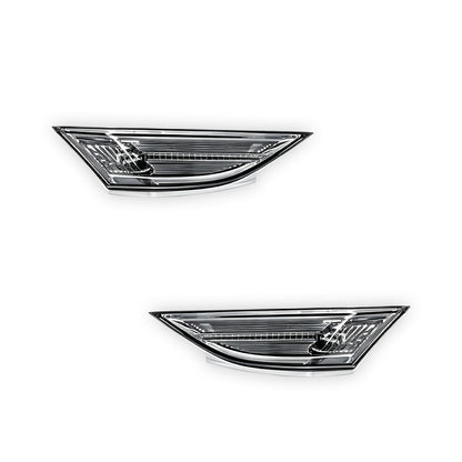 Porsche 911 991 Series Carrera (2011 - 2015) Full Smoked / Crystal Clear Side Indicator Turn Signal Marker Lights RH + LH