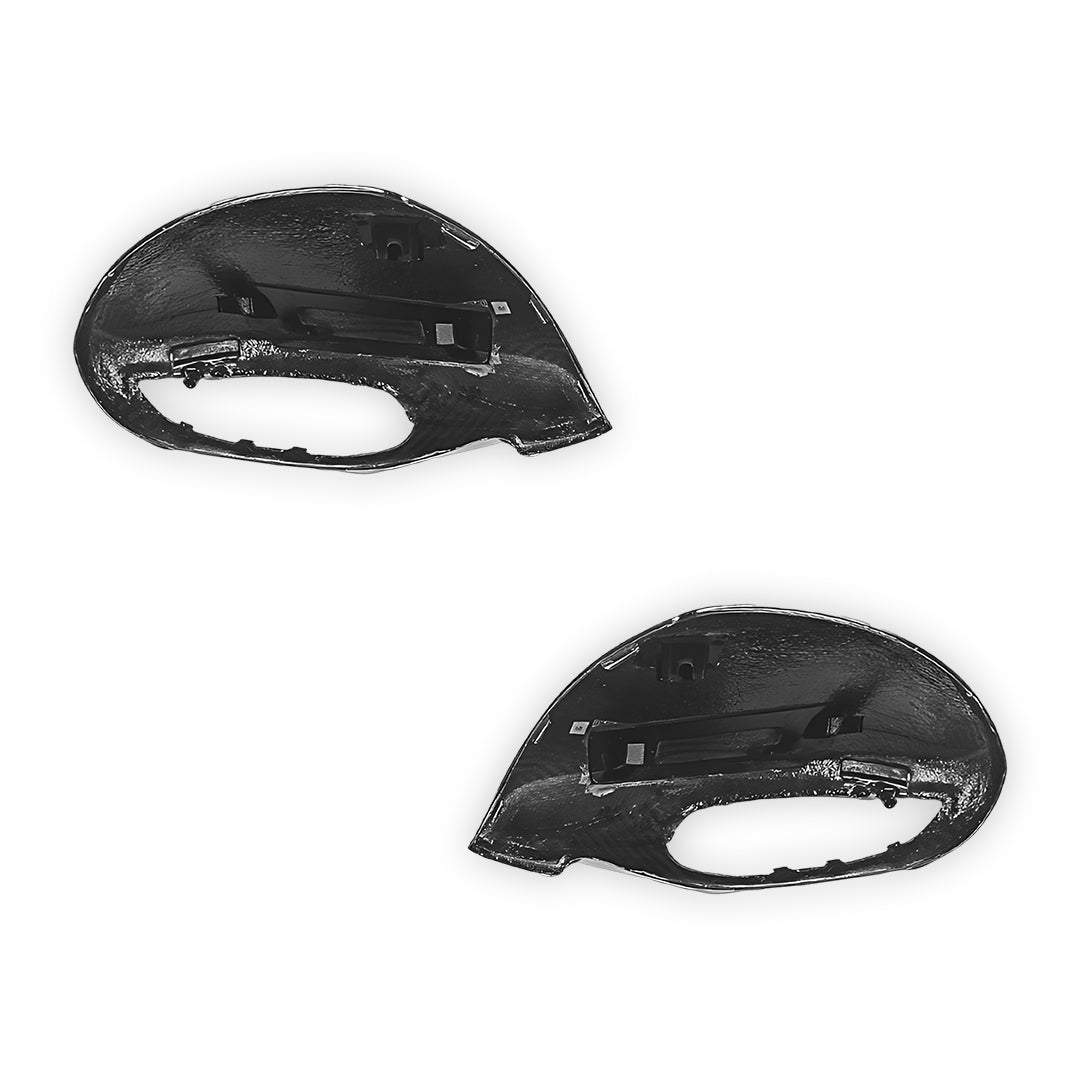 Porsche 911 991 Series (2012 - 2019) LHD Only- Flokraft Carbon Fiber Replacement Door Mirror Cover Caps LH + RH