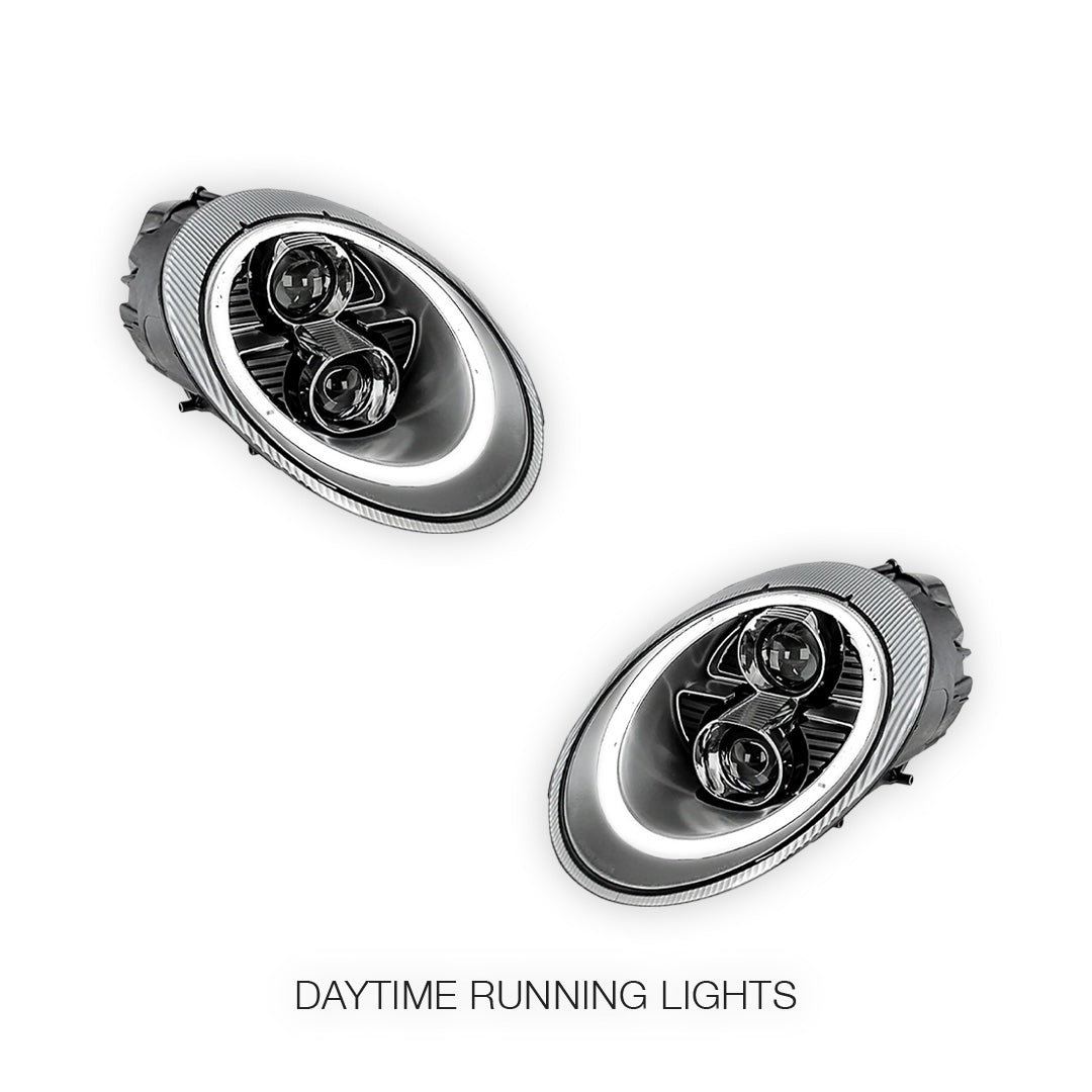 Porsche 911 997 Series Pre Update (2005 - 2008) DRL LED Dual Projector Headlights LH + RH