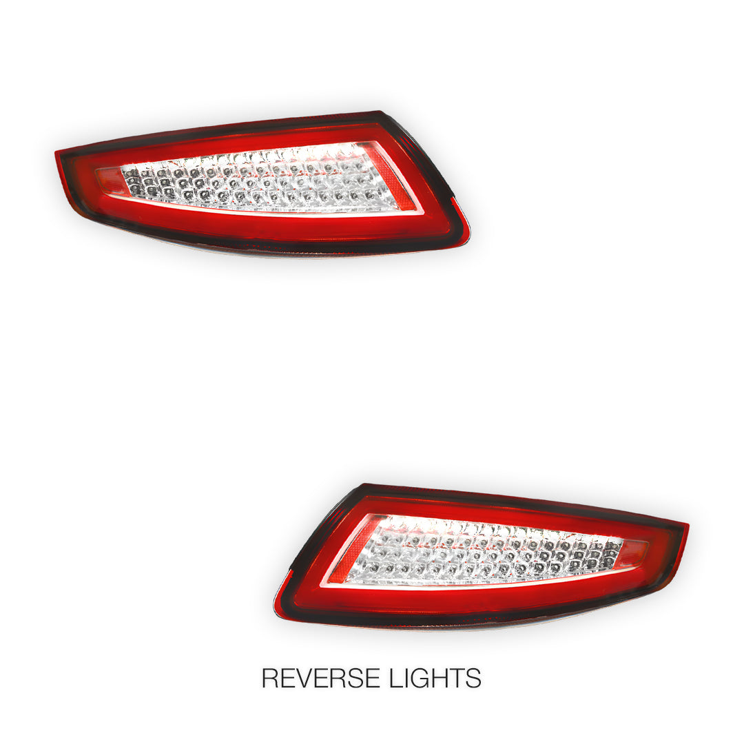 Porsche 911 997 Series (2005 - 2008) 3D Stripe Bar Full LED Tail Lights LH + RH