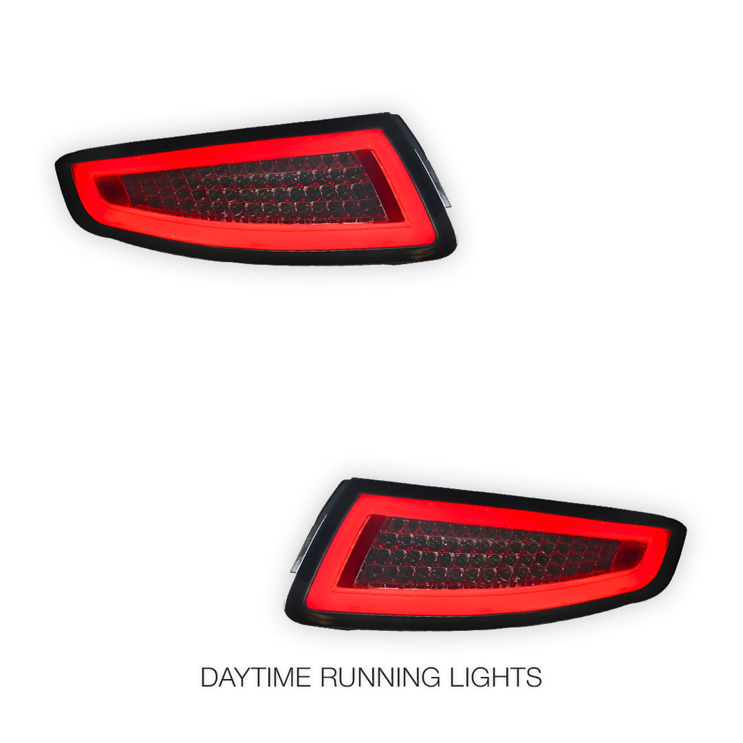 Porsche 911 997 Series (2005 - 2008) 3D Stripe Bar Full LED Tail Lights LH + RH