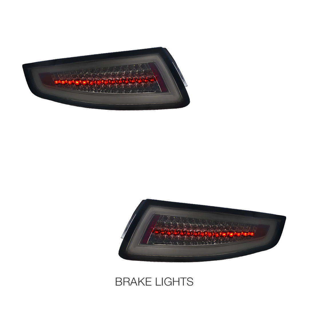 Porsche 911 997 Series (2005 - 2008) 3D Stripe Bar Full LED Tail Lights LH + RH