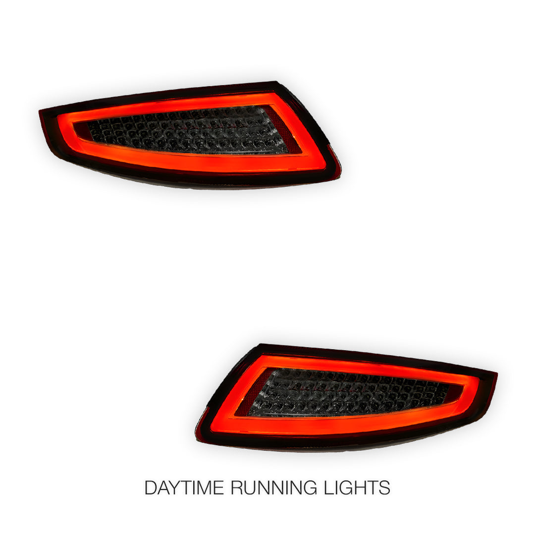 Porsche 911 997 Series (2005 - 2008) 3D Stripe Bar Full LED Tail Lights LH + RH