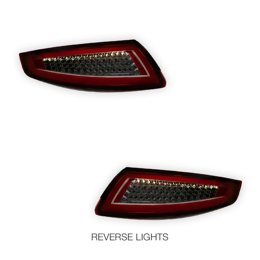 Porsche 911 997 Series (2005 - 2008) 3D Stripe Bar Full LED Tail Lights LH + RH
