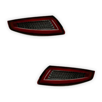 Porsche 911 997 Series (2005 - 2008) 3D Stripe Bar Full LED Tail Lights LH + RH