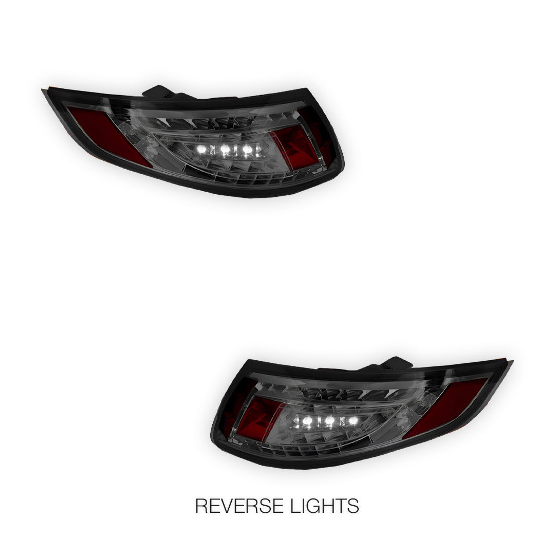 Porsche 911 997 Series (2005 - 2008) Full Smoked LED Tail Lights LH + RH