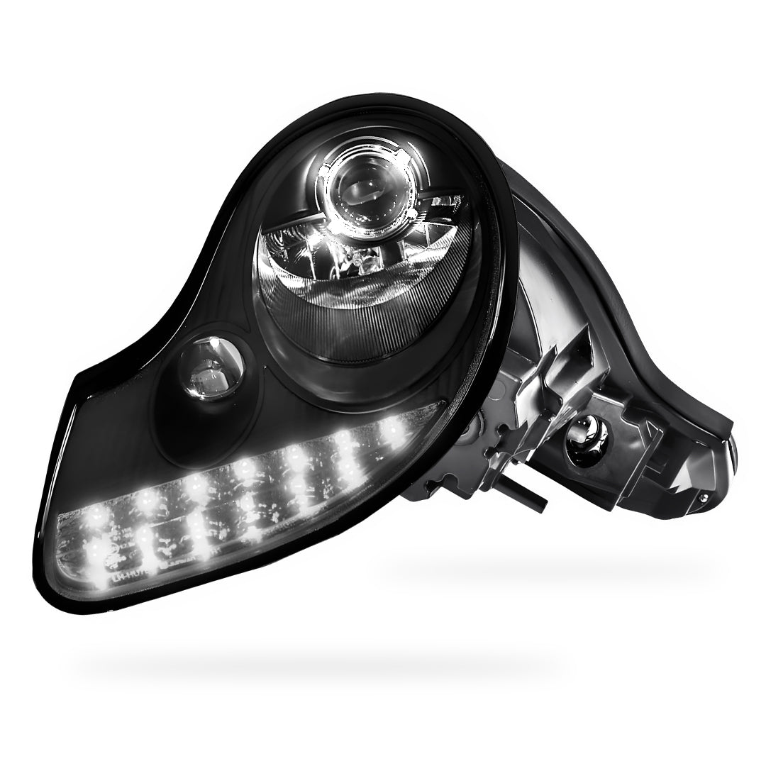 Porsche Boxster 986 Series (1997 - 2004) DRL LED Projector Headlights LH + RH