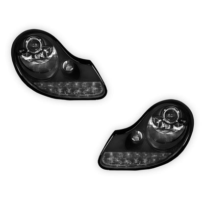Porsche Boxster 986 Series (1997 - 2004) DRL LED Projector Headlights LH + RH