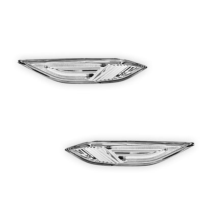 Porsche Cayenne 92A (2010 - 2014) Crystal Clear LED Side Indicator Turn Signal Marker Lights LH + RH