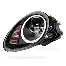 Porsche Cayman 987 Series 1 (2005 - 2008) Black DRL LED Projector Headlights LH + RH
