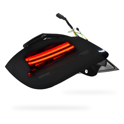 Porsche Cayman 987 Series 2 (2009 - 2012) Sequential Smoked Red 3D Stripe Bar LED Tail Lights LH + RH