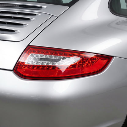 Porsche 911 997 Series (2005 - 2008) Clear Red Full LED 3D Stripe Bar Tail Lights LH + RH installed
