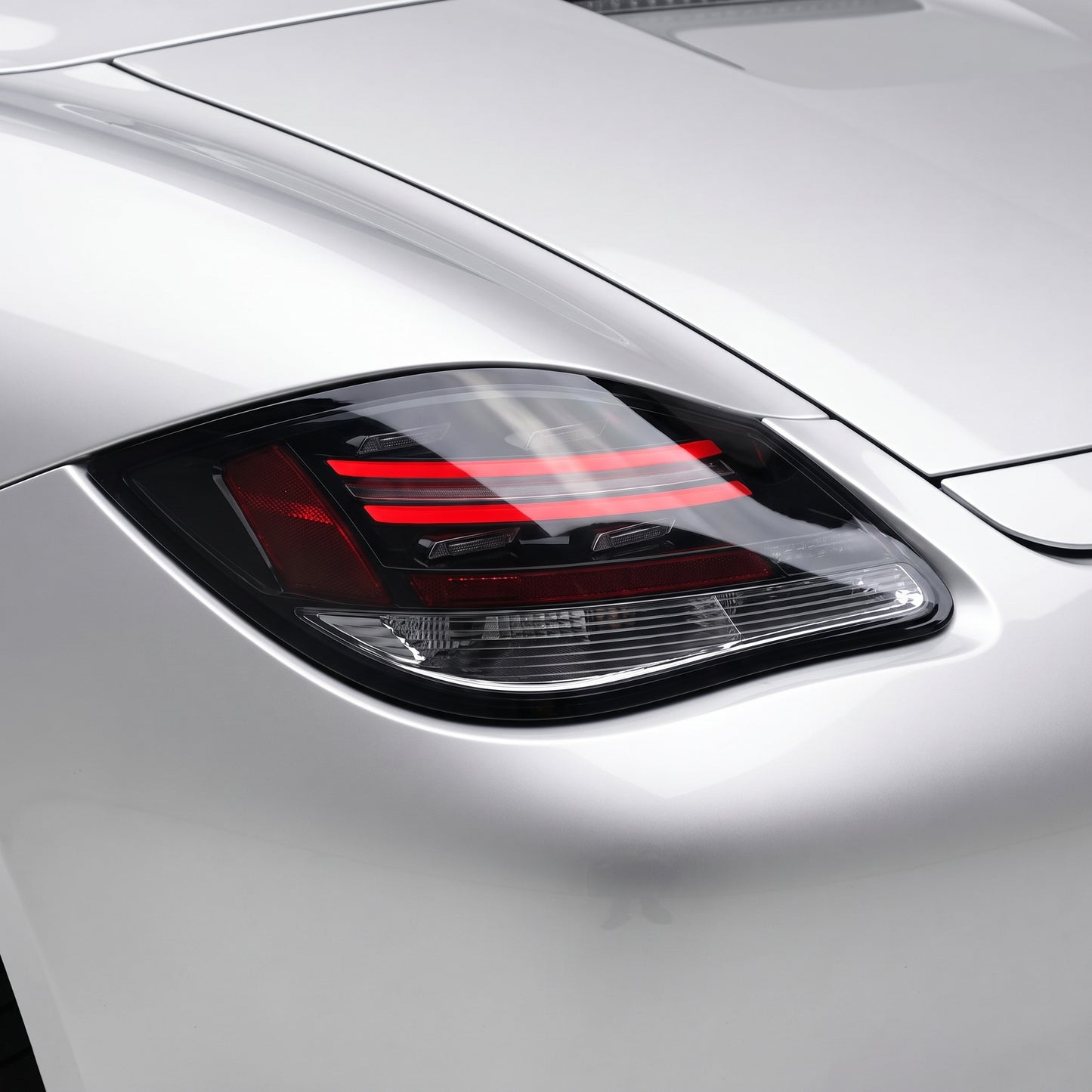 Porsche Boxter 987 Series (2009 - 2012) Smoked Red Sequential LED 3D Stripe Bar Tail Lights LH + RH