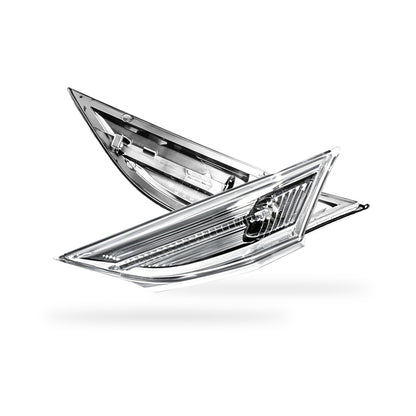 Porsche 911 991 Series Carrera (2011 - 2015) Full Smoked / Crystal Clear Side Indicator Turn Signal Marker Lights RH + LH