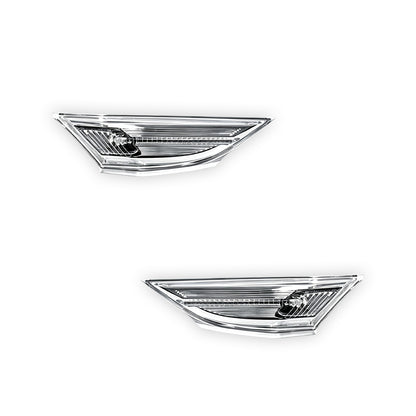 Porsche 911 991 Series Carrera (2011 - 2015) Full Smoked / Crystal Clear Side Indicator Turn Signal Marker Lights RH + LH