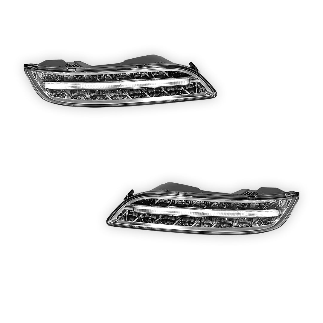Posche 911 997 Series (2005 - 2008) DRL Day-Time Running LED Bumper Bar Fog Lights LH + RH