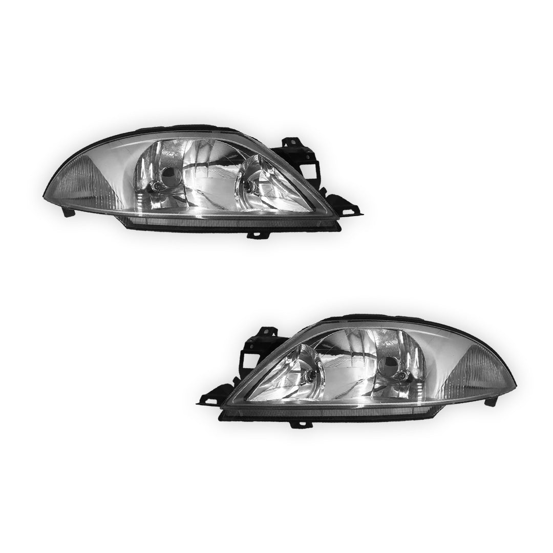 Ford Falcon AU Series 1, 2 & 3 (1998 - 2002) Chrome OEM Style Headlights LH + RH