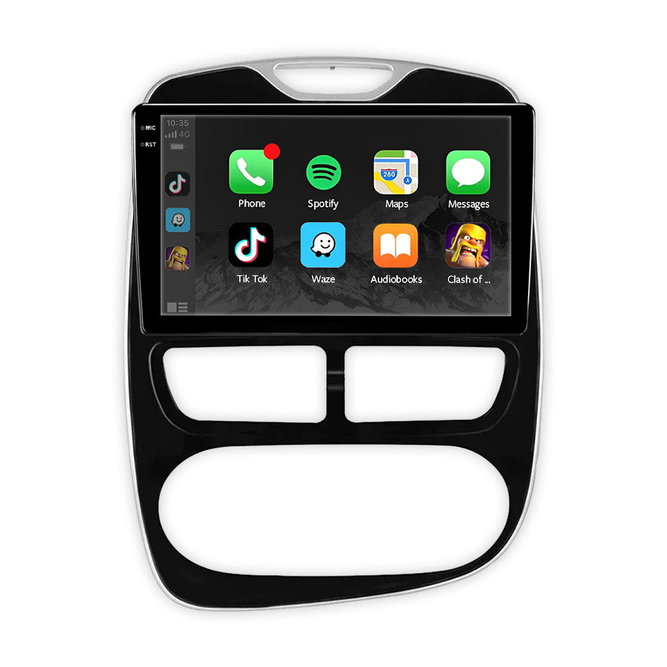 Renault Clio 4 B98 (2012 - 2016) 10" Wireless Android 15 Head Unit for Apple CarPlay / Android Auto