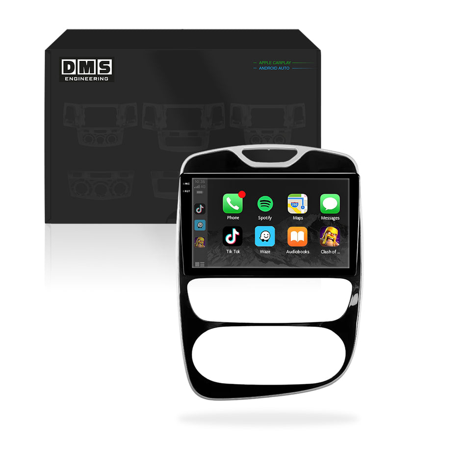 Renault Clio 4 B98 (2016 - 2019) 10" Wireless Android 15 Head Unit for Apple CarPlay / Android Auto