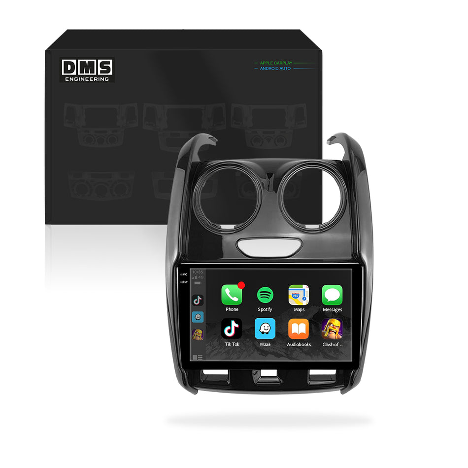 Renault Duster Gen 1 / 2 (2015 - 2020) 9" Wireless Android 15 Head Unit for Apple CarPlay / Android Auto