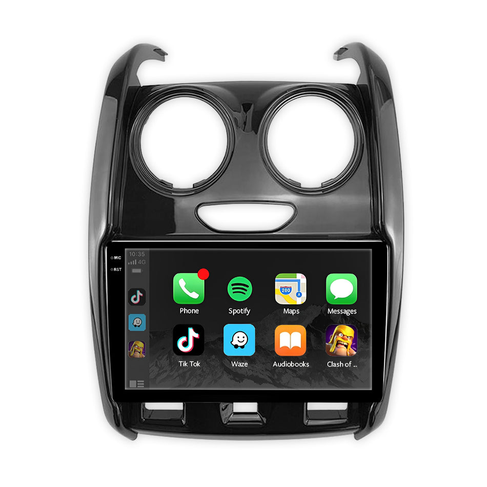 Renault Duster Gen 1 / 2 (2015 - 2020) 9" Wireless Android 15 Head Unit for Apple CarPlay / Android Auto