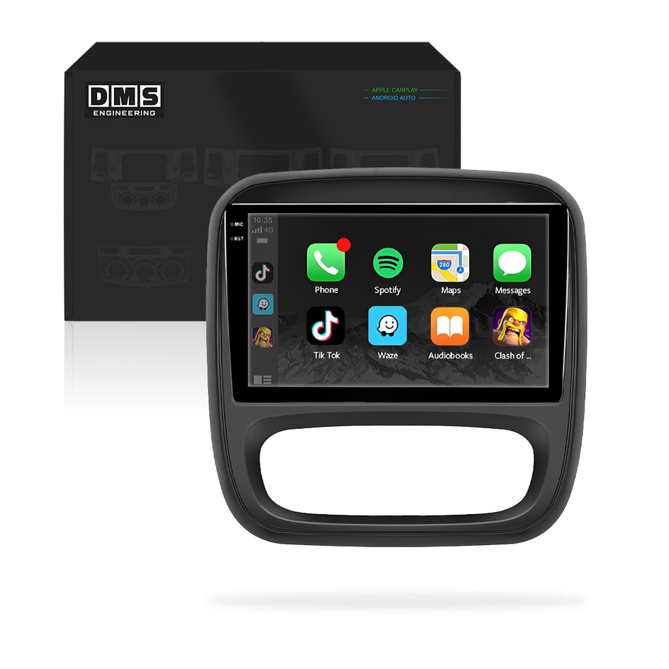 Renault Trafic X82 (2014 - 2021) 9" Wireless Android 15 Head Unit for Apple CarPlay / Android Auto