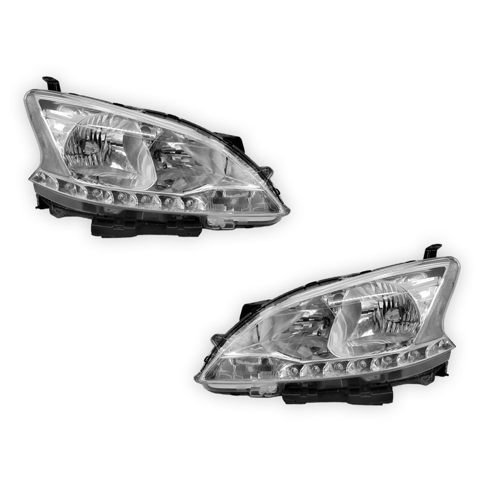 Nissan Pulsar B17 (2012 - 2017) OEM Style Headlights LH + RH