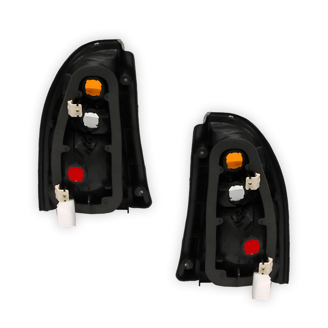 Mitsubishi Lancer CE (1998 - 1999) Red / Clear OEM Style Tail Lights LH + RH