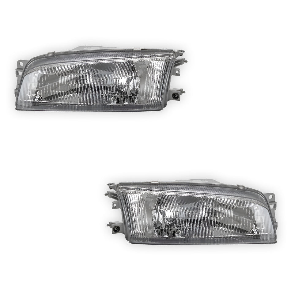 Mitsubishi Lancer CE (1996 - 1998) Clear OEM Style Headlights LH + RH