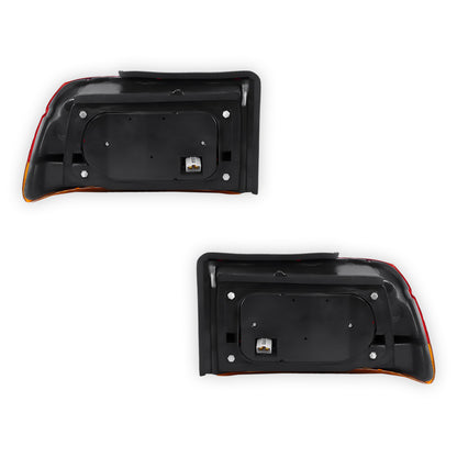 Mitsubishi Lancer CC (1990 - 1992) Red / Black OEM Style Tail Lights LH + RH