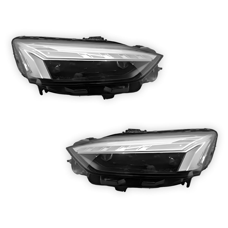 Audi A5 F5 (2020 - 2023) Genuine Black LED Headlights LH + RH