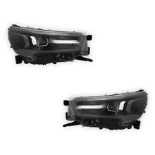 Toyota HiLux SR5 (2024 - 2025) Grey OEM Style LED Type Headlights LH + RH
