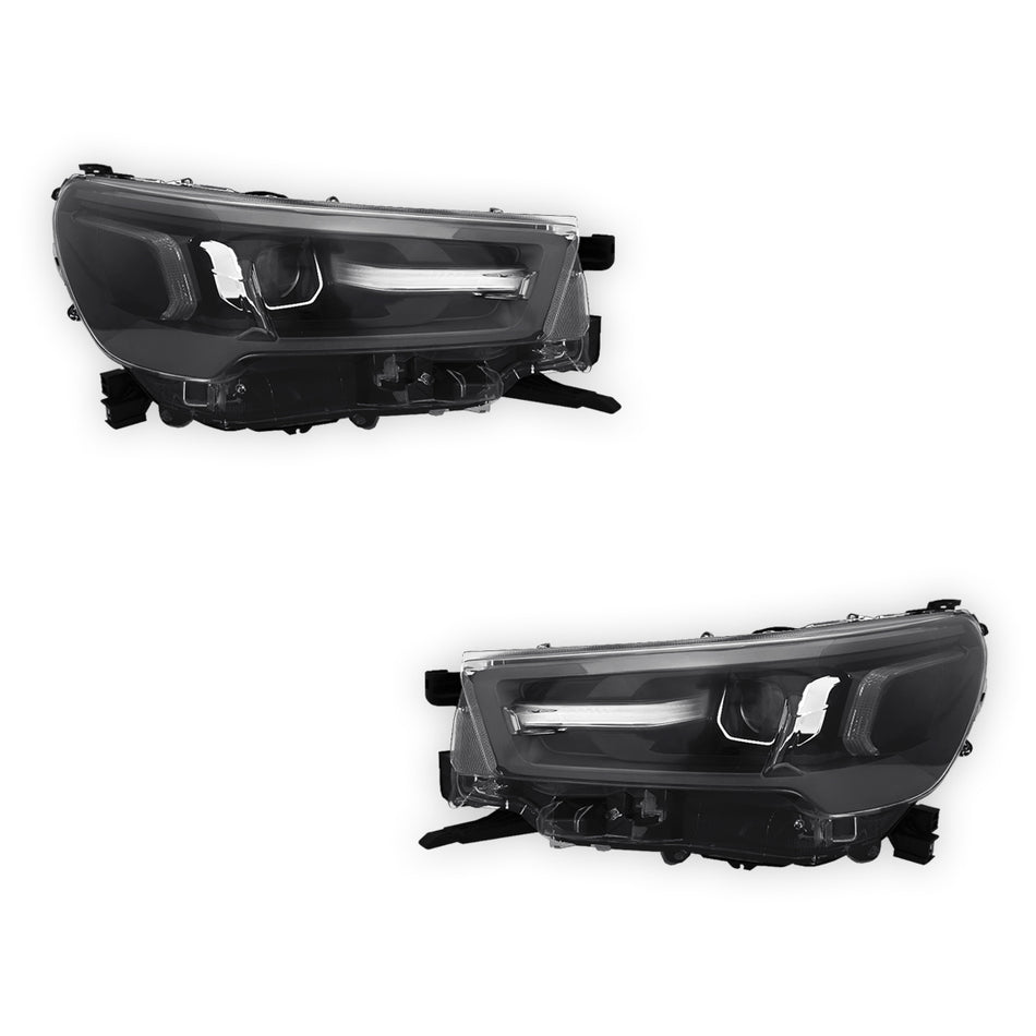 Toyota HiLux N80 (2024 - 2025) OEM Style Headlights LH + RH