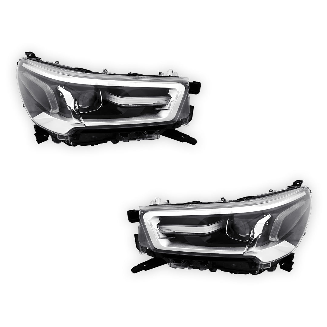Toyota HiLux N80 GUN126 / GUN136 (2020 - 2025) OEM Style Headlights LH + RH