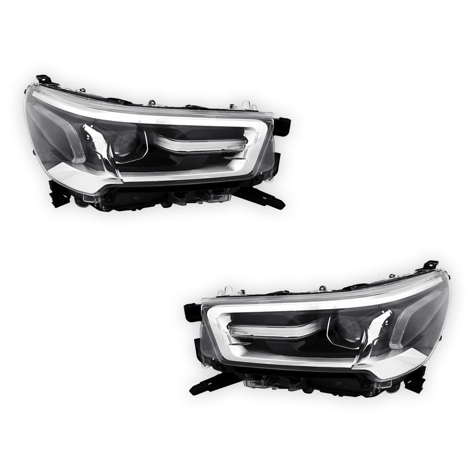 Toyota HiLux N80 (2020 - 2025) OEM Style Headlights LH + RH