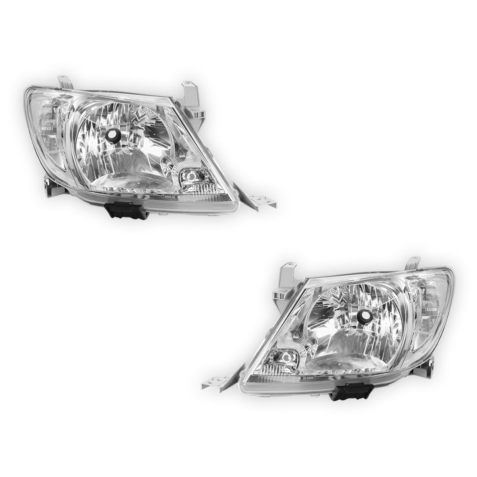 Toyota HiLux N70 (2008 - 2012) OEM Style Headlights LH + RH