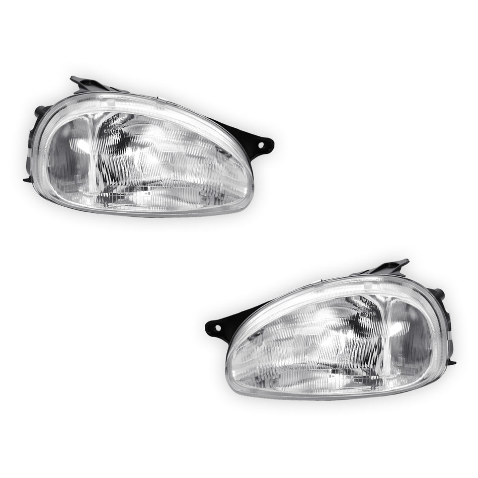 Holden Barina SB Series 1 (1994 - 1997) OEM Style Headlights LH + RH