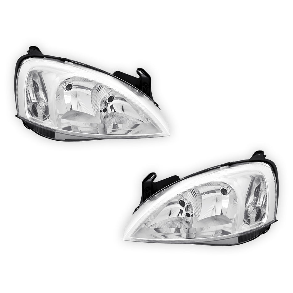 Holden Barina XC (2003 - 2005) OEM Style Headlights LH + RH