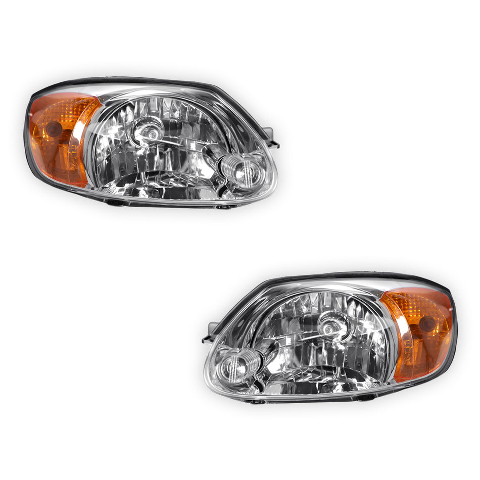 Hyundai Accent LC (2002 - 2006) OEM Style Headlights LH + RH
