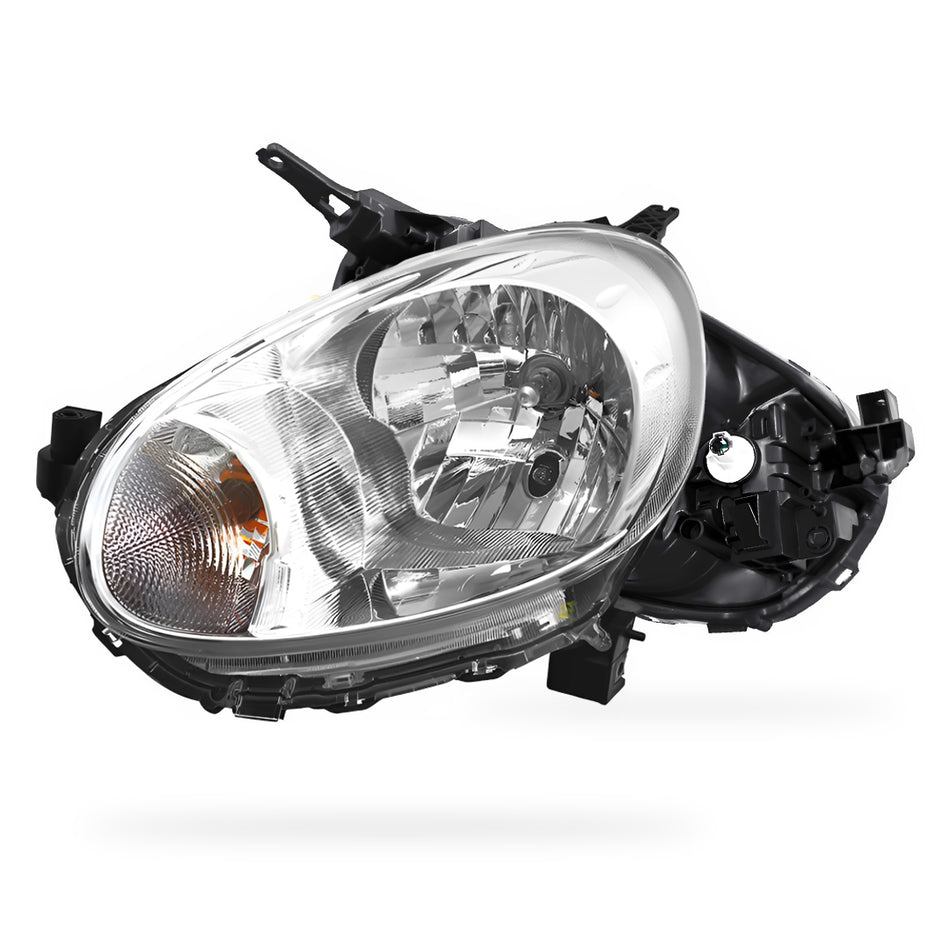Nissan Micra K13 (2010 - 2015) Genuine Clear / Black Xenon Electric Headlights LH + RH