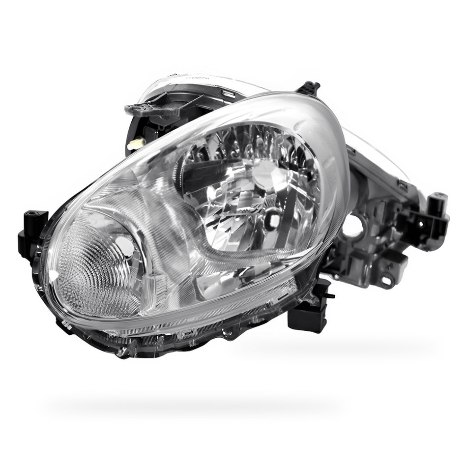 Nissan Micra K13 (2010 - 2015) Genuine Clear / Black Xenon Manual Headlights LH + RH