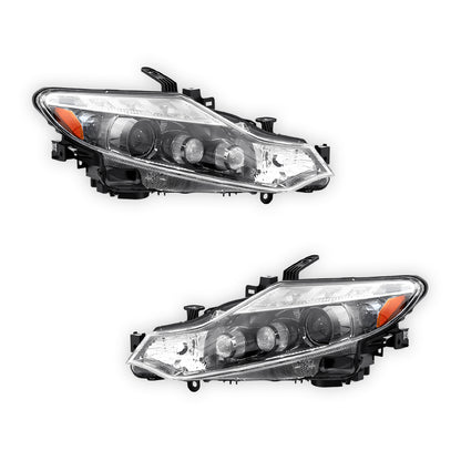 Nissan Murano Z51 (2008 - 2011) Genuine Black Xenon Headlights LH + RH