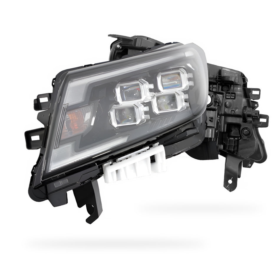 Nissan Navara D23 NP300 (2020 - 2025) Genuine Black LED Headlights LH + RH